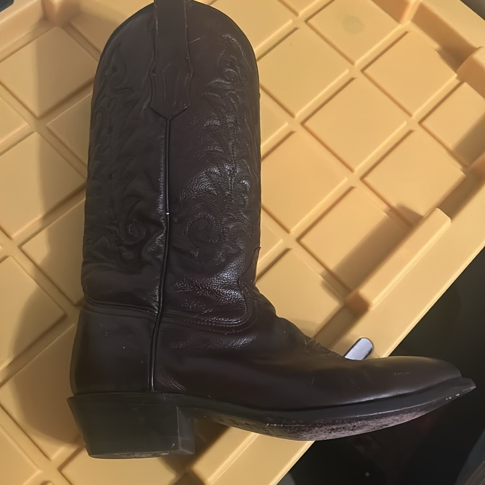 Dark Brown Corral leather cowboy boots 9.5 - Picture 7 of 8